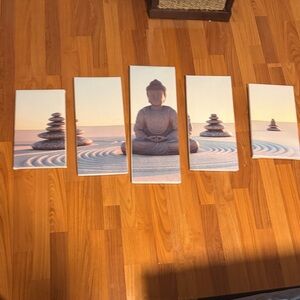 Modern Cream Wall Art Set